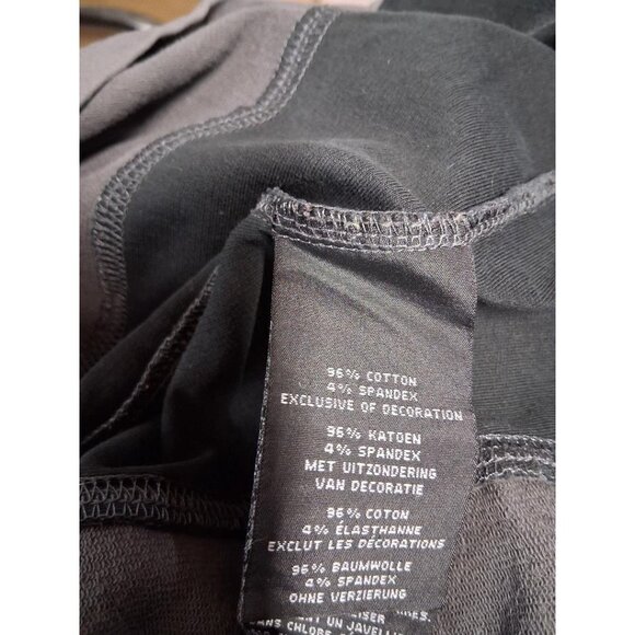 Harley-Davidson Gray & Black Long Sleeve Shirt With Orange Logo Mens L Cotton Bl - Picture 8 of 9